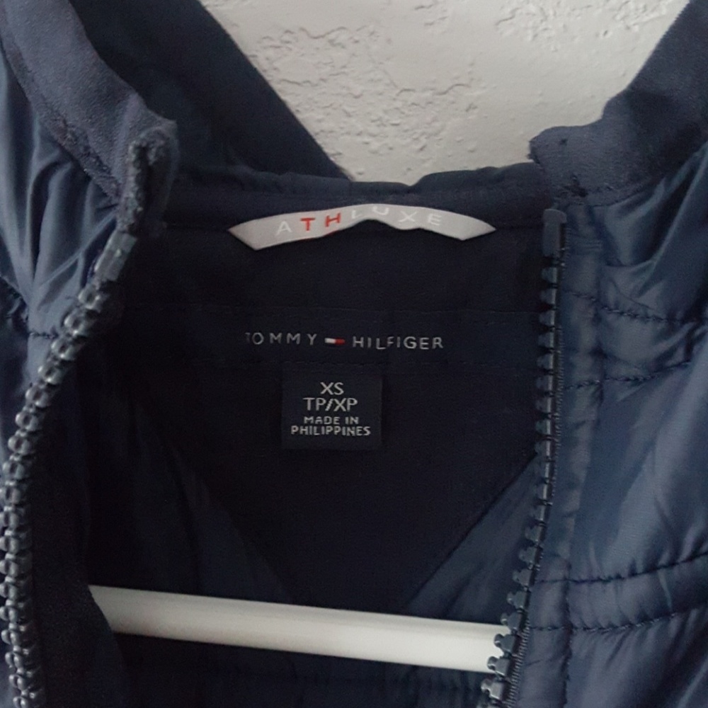 Tommy Hilfiger Navy Striped Vest - Picture 2 of 5